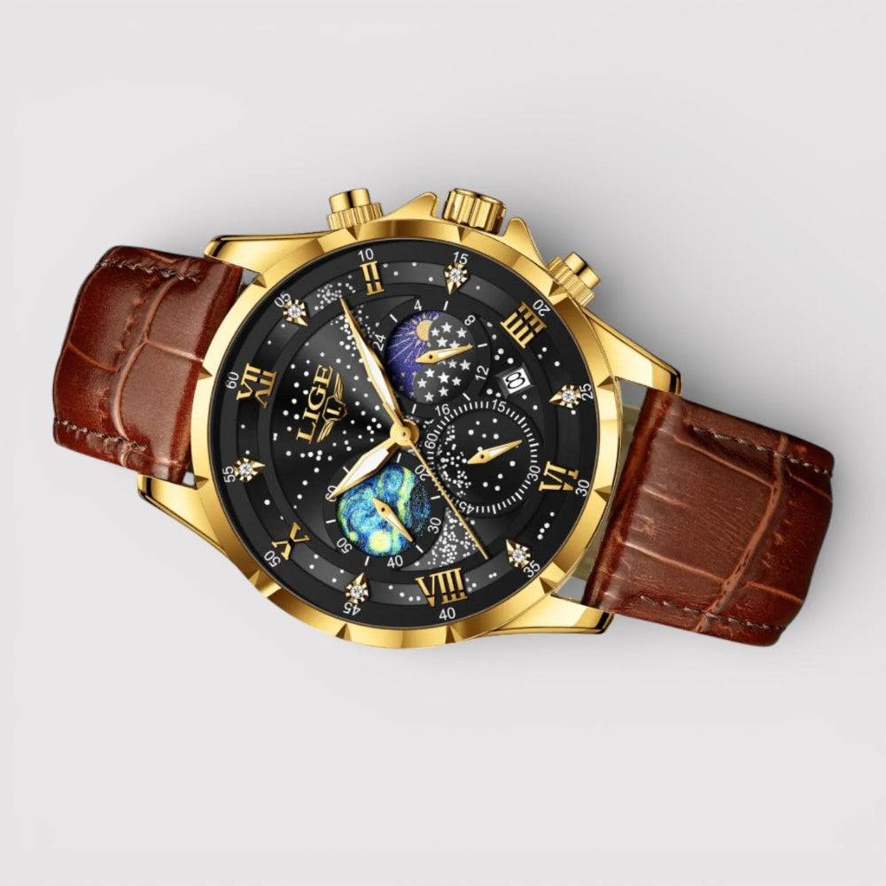 Lorenzi & Montague | The Celestial – Moonphase Chronograph